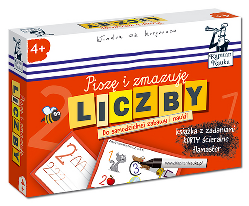 Kapitan Nauka Liczby Piszę i zmazuję