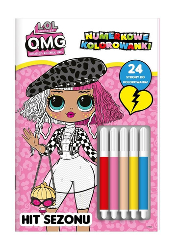 L.O.L Surprise! OMG Numerkowe kolorowanki