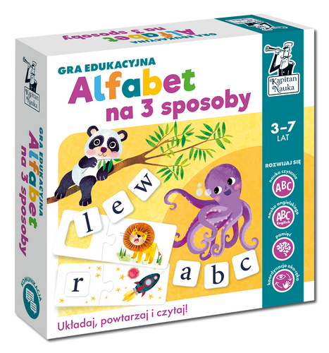 Alfabet na 3 sposoby. Gra edukacyjna