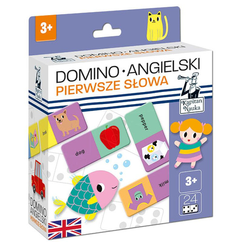 Domino. Angielski. Pierwsze słowa