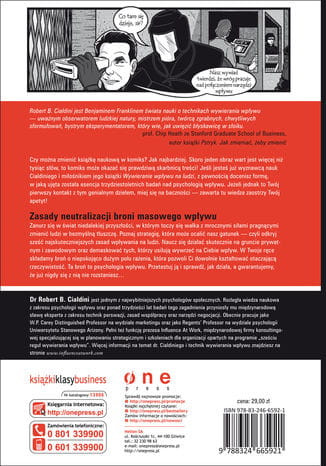 Zasady wywierania wpływu na ludzi. Teoria i praktyka. Komiks