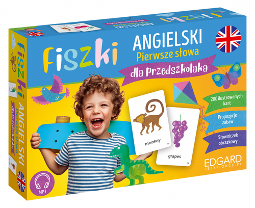 Fiszki. Angielski Pierwsze słowa dla przedszkolaka