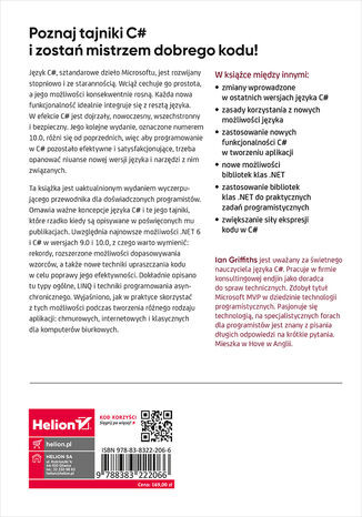 C# 10. Programowanie. Tworzenie aplikacji Windows, internetowych i biurowych