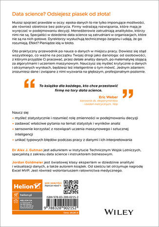 Analityk danych. Przewodnik po data science, statystyce i uczeniu maszynowym