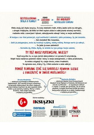 Uwierz w siebie, Pinku! Książka o pewności siebie i motywacji wewnętrznej dla dzieci i rodziców trochę też