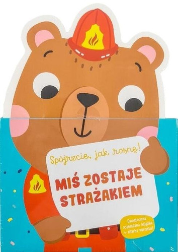 Książka z miarką wzrostu. Miś