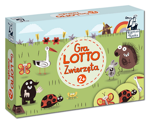 Gra Loteryjka. Zwierzęta Kapitan Nauka