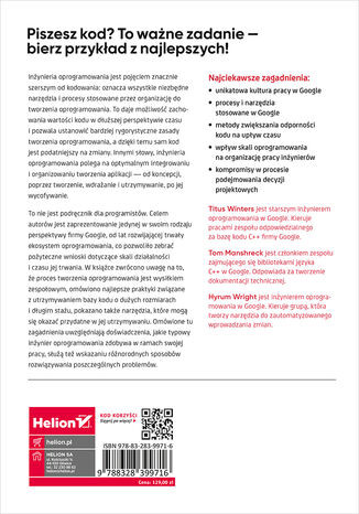 Inżynieria oprogramowania według Google. Czego warto się nauczyć o tworzeniu oprogramowania