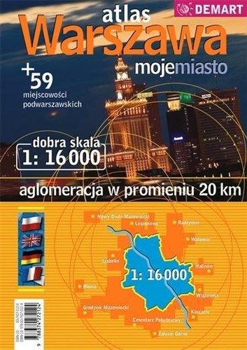 Atlas Warszawa. Mojemiasto 1:16 000 DEMART
