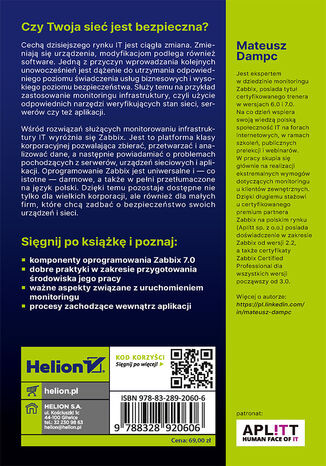 Zabbix 7.0. Efektywny monitoring infrastruktury IT dla każdego