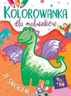 Kolorowanka dla maluszków ze smokiem