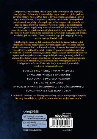 Myśl i bogać się. Jak zrealizować ambicje i osiągnąć sukces