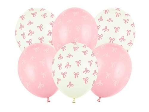 Balony Kokardki mix 30cm 6szt