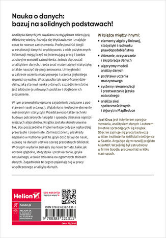 Data science od podstaw. Analiza danych w Pythonie. Wydanie II