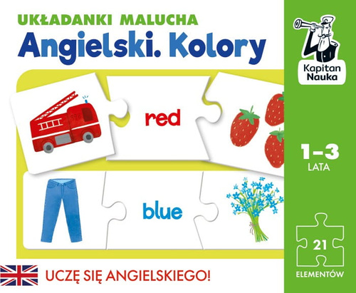 Angielski. Kolory. Układanki Malucha