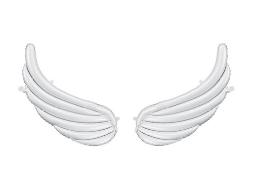 Balony foliowe do girland Skrzydła 104x60cm białe