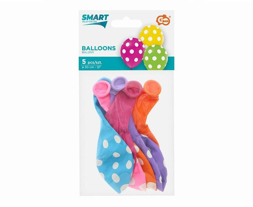 Balony Grochy 30cm 5szt