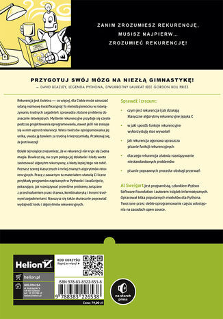 Rekurencyjna książka o rekurencji. Zostań mistrzem rozmów kwalifikacyjnych poświęconych językom Python i JavaScript