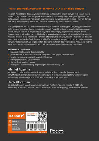 DAX i Power BI w analizie danych. Tworzenie zaawansowanych i efektywnych analiz dla biznesu