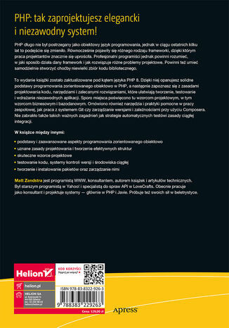 PHP 8. Obiekty, wzorce, narzędzia. Poznaj obiektowe usprawnienia języka PHP, wzorce projektowe i niezbędne narzędzia programistyczne. Wydanie VI
