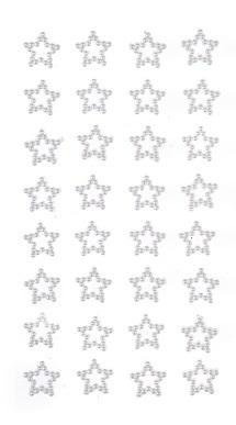 Perełki samoprzylepne gwiazdki 32szt