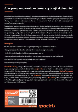 Programowanie wspomagane AI. Automatyzacja pracy programisty dzięki ChatGPT i GitHub Copilot