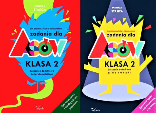 Zadania dla asów Klasa 2 - Matematyka Język Polski Dla siedmiolatków i ośmiolatków. Ćwiczenia dodatkowe do matematyki i języka polskiego