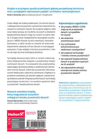 Prywatność danych w praktyce. Skuteczna ochrona prywatności i bezpieczeństwa danych