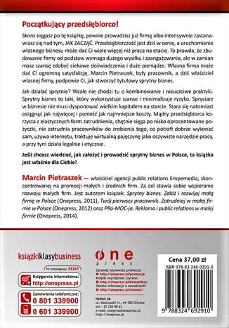 Sprytny biznes. Załóż i rozwijaj małą firmę w Polsce. Wydanie II rozszerzone