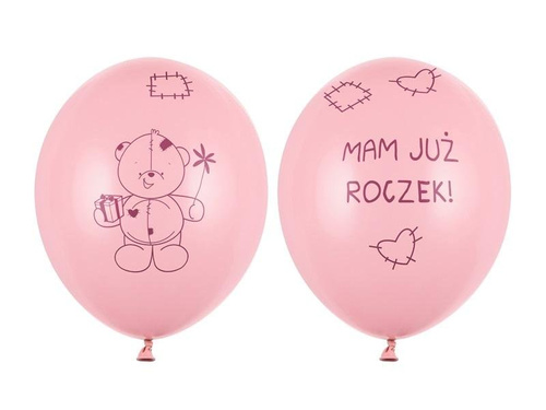 Balony Miś - mam już.. 30cm 6szt