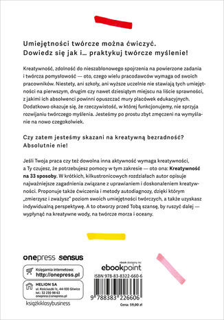 Kreatywność na 33 sposoby. Odkryj swój twórczy potencjał