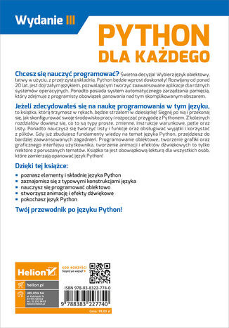Python dla każdego. Podstawy programowania. Wydanie III