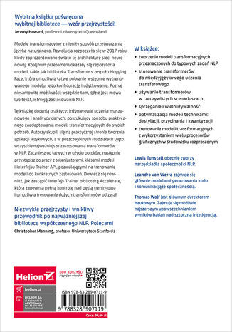 Przetwarzanie języka naturalnego z wykorzystaniem transformerów. Budowanie aplikacji językowych za pomocą bibliotek Hugging Face