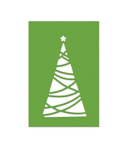 Wykrojnik - choinka ażurowa