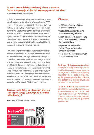 Bitcoin. Wszystko, co musisz wiedzieć o programowaniu z użyciem otwartego łańcucha bloków. Wydanie III