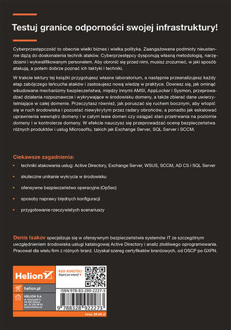 Testy penetracyjne środowiska Active Directory i infrastruktury opartej na systemie Windows