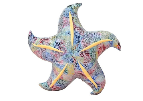 Poduszka pluszowa rozwgwiazda niebieska 45cm