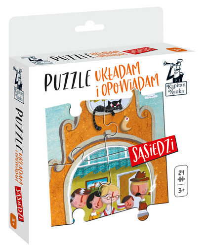 Układam i opowiadam. Sąsiedzi. Puzzle 24 elementy