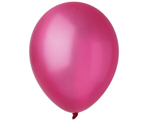 Balony Decomex metallic Fuchsia 100szt