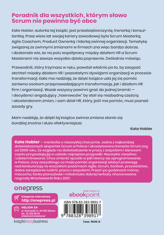 Kompetentny Scrum Master. Przewodnik po rozwoju Scrum Masterów i Agile Coachów dla HR, zarządzających oraz samych zainteresowanych
