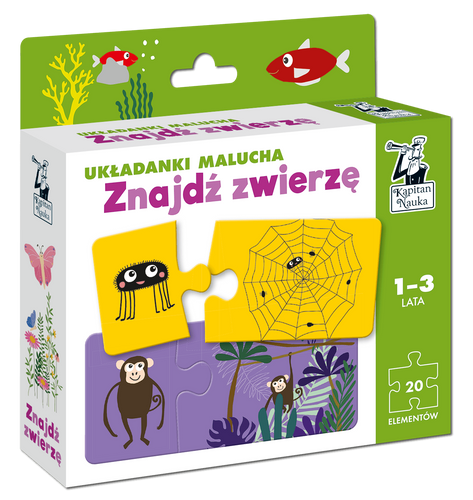 Układanki Malucha: Znajdź zwierzę 1-3 lat Wyd. II