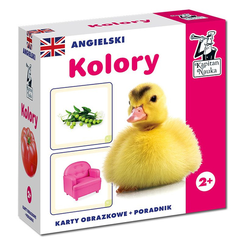 Angielski. Kolory. Karty obrazkowe + poradnik