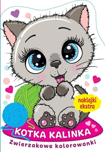 Zwierzakowe kolorowanki. Kotka Kalinka