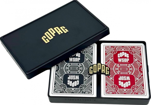 Karty do pokera Copag Wsop black/red 2szt