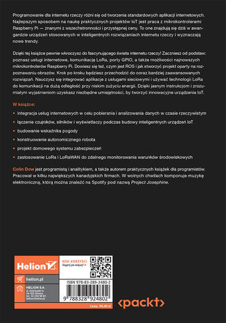 Ekscytujący internet rzeczy. Realizuj praktyczne projekty IoT z wykorzystaniem Raspberry Pi 5, Raspberry Pi Pico oraz Pythona. Wydanie II