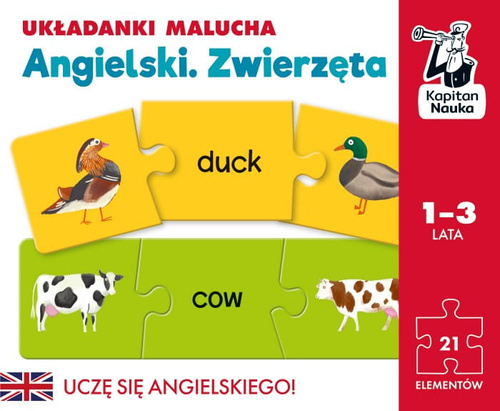 Zwierzęta 1-3 lata. Układanki malucha