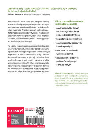 Myślenie statystyczne. Jak analizować dane i wydobywać z nich wiedzę. Wydanie III