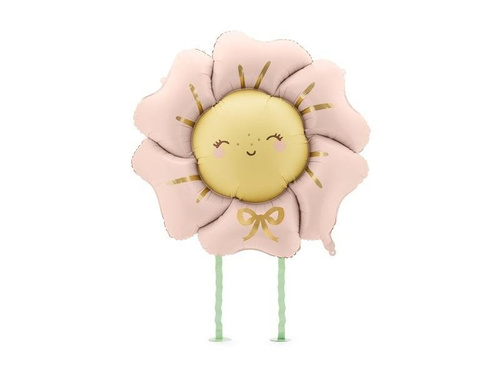 Balon foliowy Kwiatek różowy 104x104cm