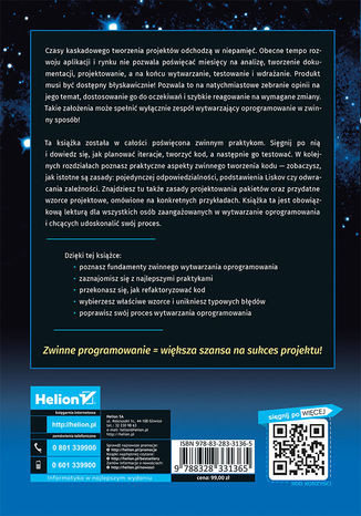 Zwinne wytwarzanie oprogramowania. Najlepsze zasady, wzorce i praktyki