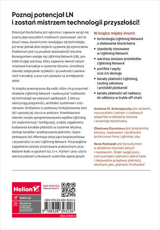Lightning Network dla praktyków. Protokół drugiej warstwy i jego wykorzystanie do obsługi płatności bitcoinami